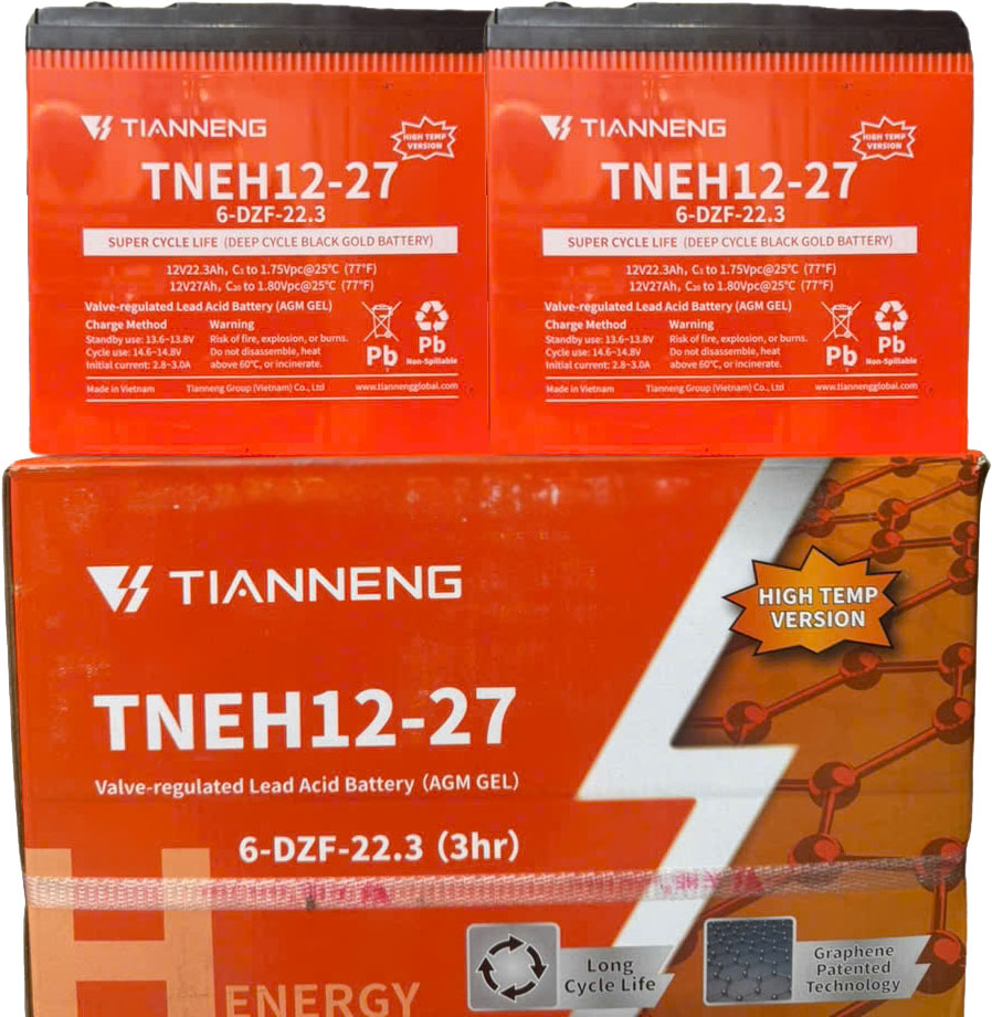 Bộ 5 Ắc Quy TAILG 23Ah Thay Tại Nhà Miễn Phí 100%