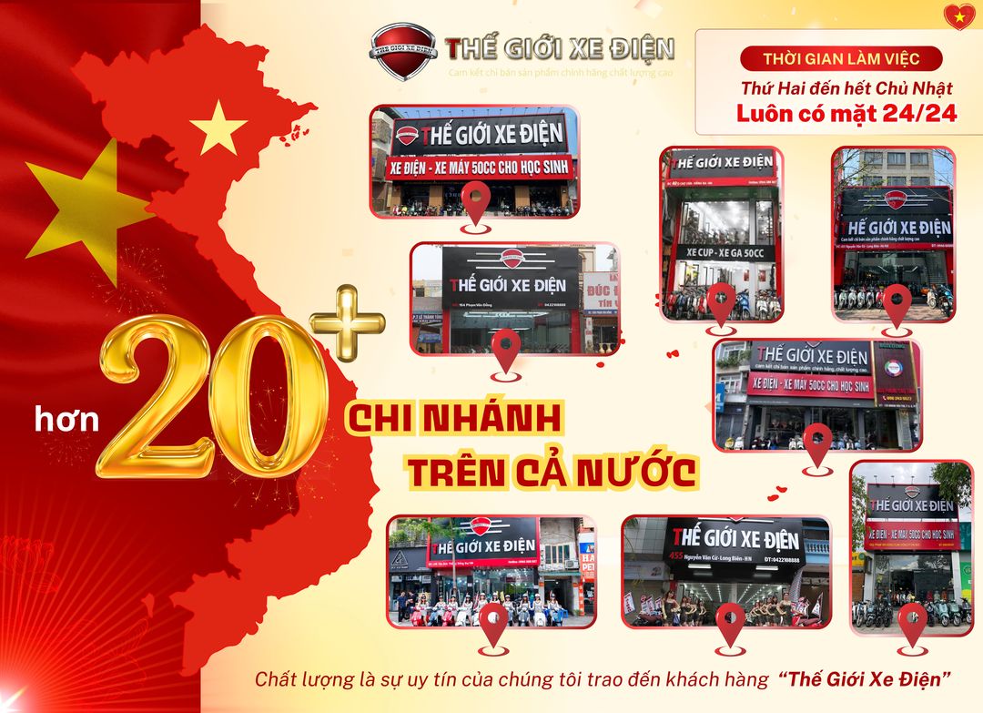 Hệ Thống Showroom Thế Giơi Xe Điện