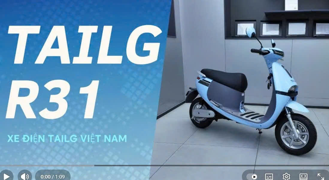 Review Xe Máy Điện Tailg Gogo R31 Hiện Đại