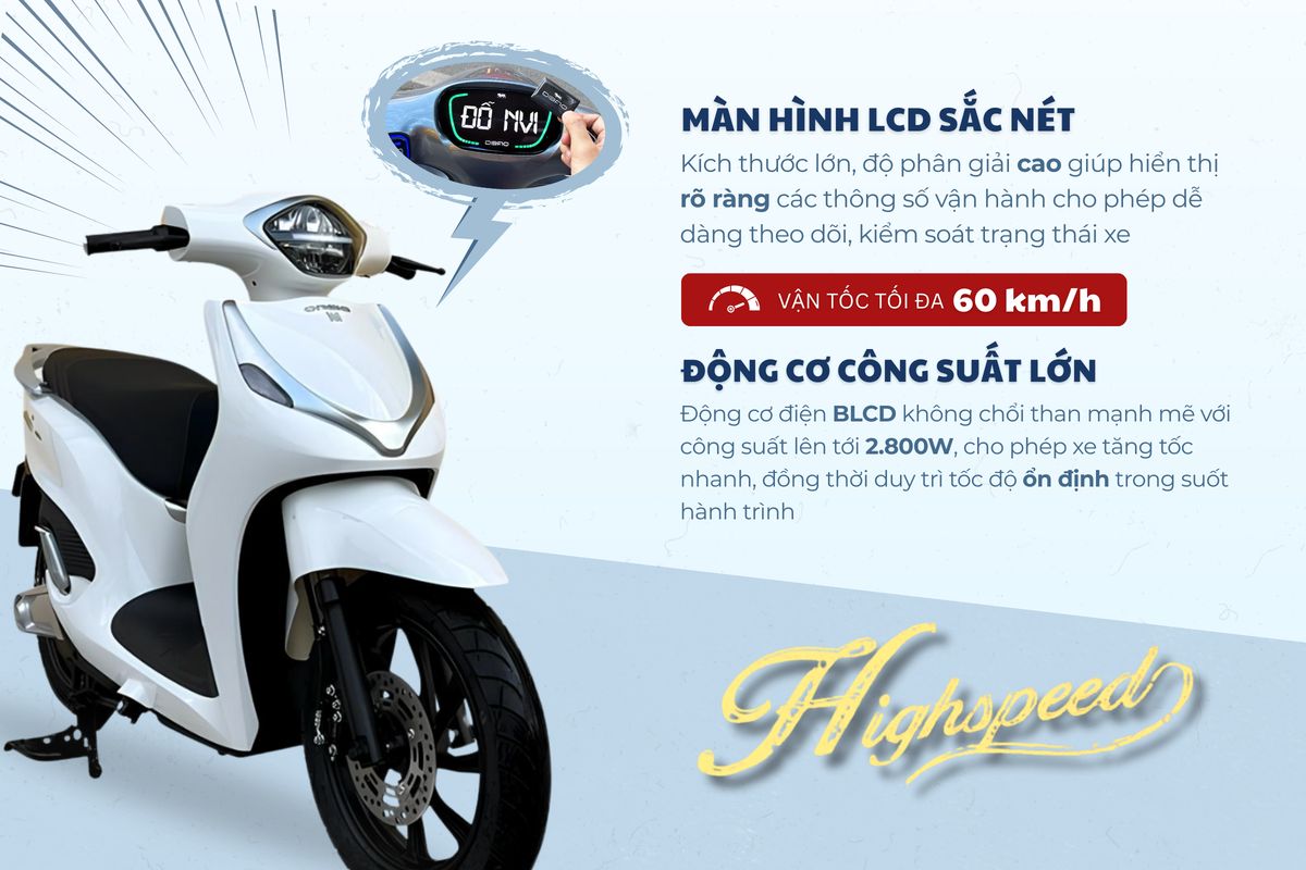 Xe Máy Điện Dibao LS007 - Thế Giới Xe Điện