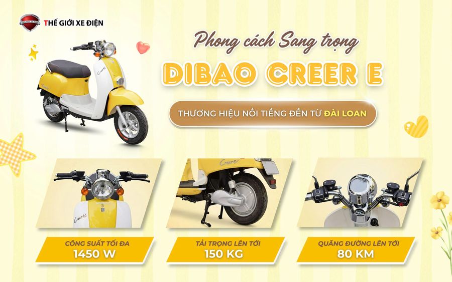 Xe Máy Điện Dibao Creer E