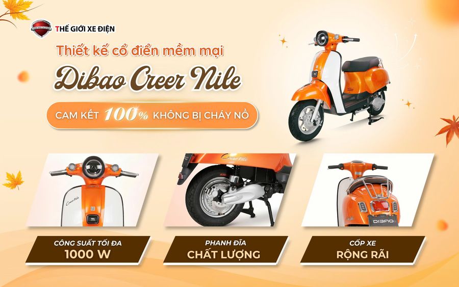 Xe Máy Điện Dibao Creer Nile