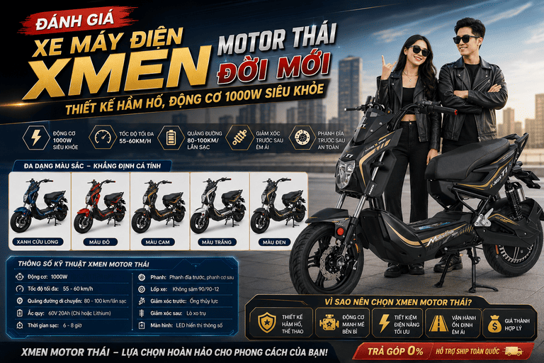 Xe Máy Điện Xmen Motor Thái