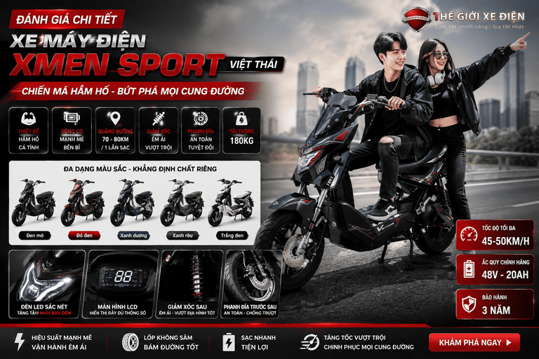 Xe Máy Điện Xmen Sport