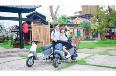 Xe Điện JVC Gogolo Với Cổng Sạc USB, Đèn LED Cao Cấp | THẾ GIỚI XE ĐIỆN