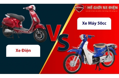 Nên mua xe máy 50cc hay xe điện cho con đi học?