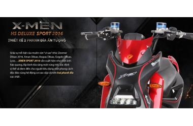 Xe Máy Điện Xmen HS Deluxe - Thiết Kế Hai Phanh Đĩa Ấn Tượng