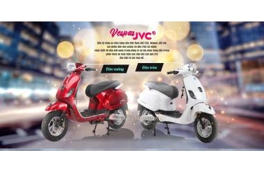 Xe Điện JVC Vespa 2019 Phiên Bản Ấn Tượng Nhất Hiện Nay