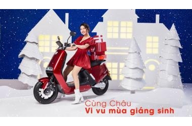 Diễn Viên Châu Bùi Duyên Dáng Bên Cạnh Chiếc Xe Điện Yadea G5