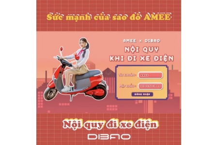 Ca Sĩ Amee Trở Thành Đại Sứ Thương Hiệu Xe Điện Dibao | Thế Giới Xe Điện