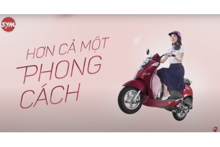 Thời Thượng Sang Chảnh Với Xe Ga 50cc SYM Elite