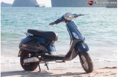 Xe Điện JVC Vespas Đèn Tròn: Trang Bị Cả Phanh Đĩa Và Phanh Cơ!