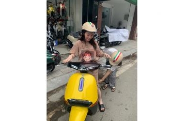 Xe máy điện Dibao Gogo Cross siêu đẹp cùng khách hàng của Thế Giới Xe Điện