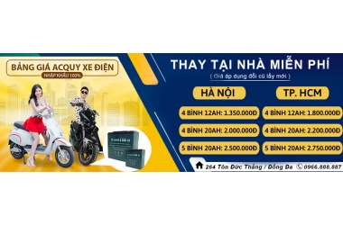 Acquy xe điện  - mua mới đổi cũ tại Thế Giới Xe Điện