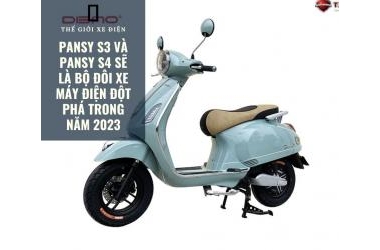 Pansy S3 và Pansy S4 sẽ là bộ đôi xe máy điện đột phá trong năm 2023