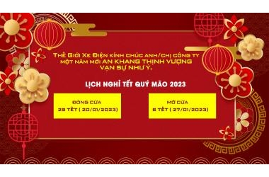 THÔNG BÁO LỊCH NGHỈ TẾT NGUYÊN ĐÁN QUÝ MÃO 2023