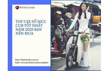 Top 5 xe số 50cc Cub tốt nhất năm 2023 bạn nên mua