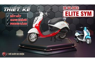 Xe Ga 50cc Elite SYM lướt mọi cung đường