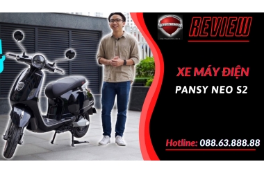 Pansy S2 dòng xe máy điện nhỏ gọn thời trang dành cho học sinh