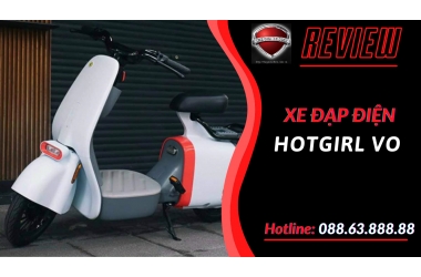 Xe đạp điện Hotgirl VO - Mẫu xe thời trang hiện đại dành cho mọi người