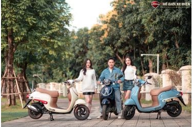 Xe tay ga 50cc giá rẻ giúp nữ sinh thoải mái thả dáng