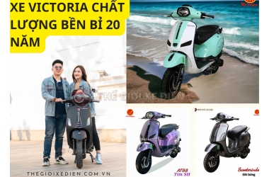 Xe Victoria 50cc đẹp, động cơ mạnh mẽ có độ bền kéo dài đến 20 năm