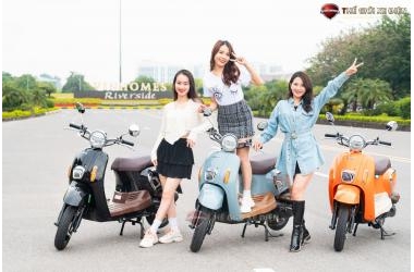 RIVIEW CHÂN THỰC VỀ MẪU XE HOT NHẤT TẠI THẾ GIỚI XE ĐIỆN- XE GA 50CC CREA HYOSUNG KOREA