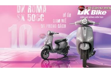 Xe ga 50cc DK Roma SX mẫu xe nổi bật nhất 2024 về ngoại hình sang chảnh