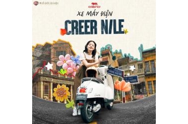 Creer Nile Dòng xe điện phong cách cổ điển nữ tính đáng đầu tư