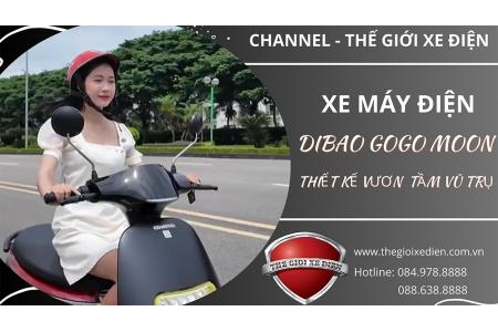 [Giới Thiệu] Xe Máy Điện Dibao Gogo Moon Thiết Kế Vươn Tầm Vũ Trụ
