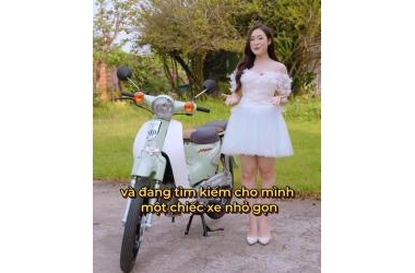 Xe máy 50cc Cub Motor Thái Cổ Điển Nhỏ Gọn Không Bằng Lái