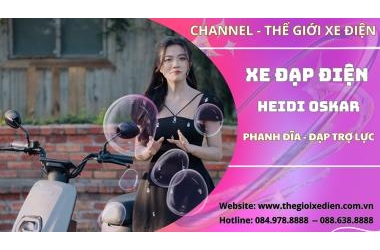 [Giới Thiệu] Xe Đạp Điện Osakar Heidi Việt Nhật Dùng 4 Bình 20Ah Thế Hệ Mới