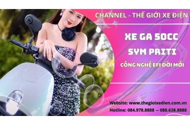 [Giới Thiệu]Xe Ga 50cc SYM Priti Trang Bị Công Nghệ Phun Xăng Điện Tử Đầu Tiên