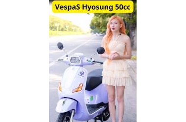 [Giới Thiệu] Xe Ga 50cc VespaS Hyosung Đời Mới