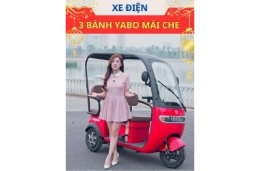 Xe Điện 3 Bánh Yabo Có Mái Che Cao Cấp | Thế Giới Xe Điện