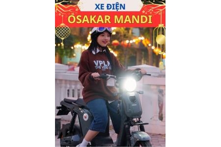 SIÊU PHẨM XE ĐẠP ĐIỆN OSAKAR MANDI ĐÃ CÓ MẶT TẠI THẾ GIỚI XE ĐIỆN