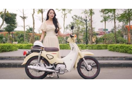Xe Máy 50cc Cub Motor Thái Cổ Điển Thanh Lịch Cho Học Sinh Cấp 3