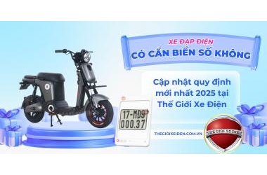 Xe đạp điện có cần biển số không? Giải đáp chi tiết theo luật 2025