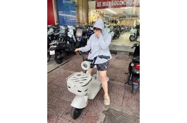 Chị Gái Mua Xe Đạp Điện Tailg JY33 Để Chở Con Đi Học Và Đi Chợ