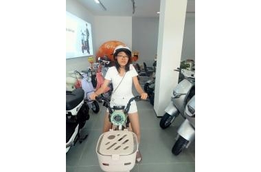 Chị Gái Mua Xe Đạp Điện Tailg JY33 Để Đi Chợ Và Chở Con Đi Học