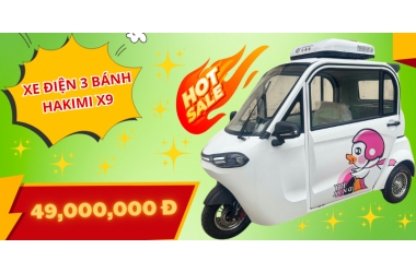 Xe điện 3 bánh Hakimi X9 có phải là sự lựa chọn tốt nhất trong năm 2025?