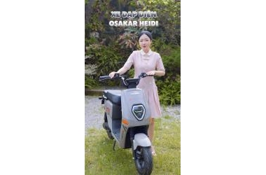 Xe Đạp Điện Osakar Heidi New 2025 Hiện Đại Cá Tính Chuẩn Gu Học Sinh