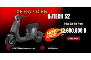 Xe đạp điện QJTech S2 có gì khác so với dòng xe đạp điện QJTech V2