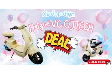 Hé lộ giá xe đạp điện Hotgirl VC QJTECH mới nhất 2025 | Siêu phẩm được bán NGAY TẠI ĐÂY
