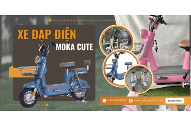 Xe đạp điện Moka Cute - Siêu phẩm dưới 7 triệu lý tưởng cho học sinh, sinh viên