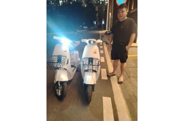 Anh khách "chốt đơn đôi" 2 xe TailG Hotgirl GR55 cho 2 con yêu đi học