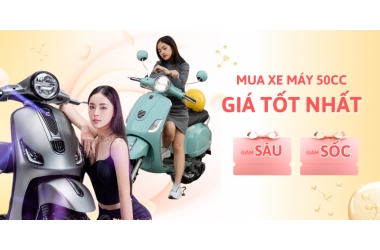 Mua xe máy 50cc GIÁ TỐT - CHẤT LƯỢNG - UY TÍN chỉ có tại Thế giới xe điện