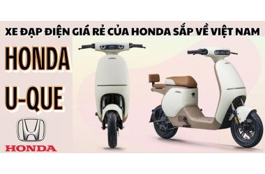 Xe Đạp Điện Honda U-QE Giá Rẻ Sắp Về Việt Nam – Thiết Kế Thời Trang, Pin Bền