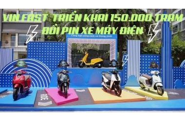 VinFast sắp triển khai 150.000 trạm đổi pin xe máy điện trên toàn quốc