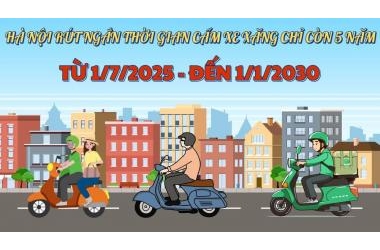 Hà Nội sẽ mở rộng cấm xe máy xăng tại khu trung tâm từ năm 2026